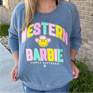 Simply Southern Western Barbie Sweatshirt